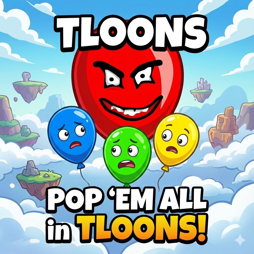 Pop the angry Red Tloons and save the sky in this fast-paced arcade popper!